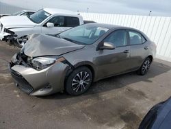 Salvage cars for sale from Copart Magna, UT: 2019 Toyota Corolla L