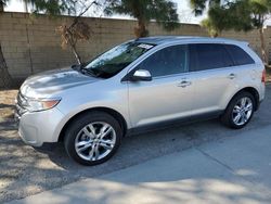 Salvage cars for sale at Rancho Cucamonga, CA auction: 2013 Ford Edge Limited