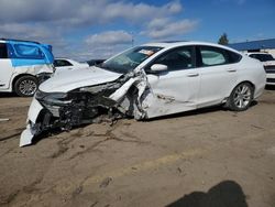 Salvage cars for sale from Copart Woodhaven, MI: 2015 Chrysler 200 Limited