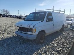 Salvage trucks for sale at Mebane, NC auction: 1997 Ford Econoline E150 Van