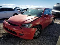 Salvage cars for sale from Copart Tucson, AZ: 2005 Honda Civic EX