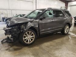 Ford salvage cars for sale: 2015 Ford Explorer XLT