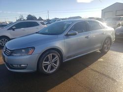 Volkswagen salvage cars for sale: 2012 Volkswagen Passat SE