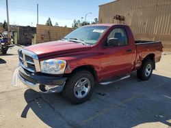 Dodge RAM 1500 ST salvage cars for sale: 2007 Dodge RAM 1500 ST