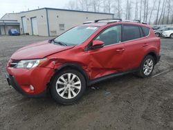 Salvage cars for sale from Copart Arlington, WA: 2015 Toyota Rav4 Limited