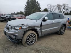 Salvage cars for sale from Copart Finksburg, MD: 2015 Jeep Grand Cherokee Limited