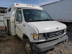 Ford salvage cars for sale: 2000 Ford Econoline E350 Super Duty Cutaway Van