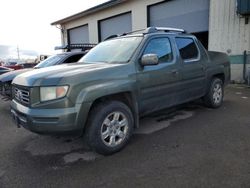 Salvage cars for sale from Copart Eugene, OR: 2006 Honda Ridgeline RTL