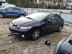 Salvage cars for sale from Copart Seaford, DE: 2013 Honda Civic Hybrid