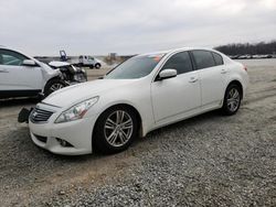 Salvage cars for sale at Spartanburg, SC auction: 2013 Infiniti G37 Base