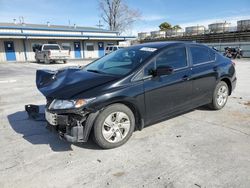 Salvage cars for sale from Copart Tulsa, OK: 2015 Honda Civic LX