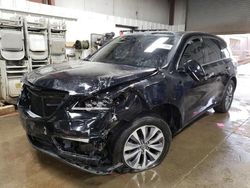 Salvage cars for sale at Elgin, IL auction: 2014 Acura MDX Technology