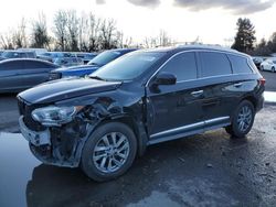 Salvage cars for sale at Portland, OR auction: 2014 Infiniti QX60