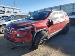 Salvage cars for sale from Copart Albuquerque, NM: 2014 Jeep Cherokee Latitude