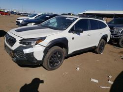 Subaru Outback wi salvage cars for sale: 2024 Subaru Outback Wilderness