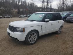 Salvage cars for sale from Copart West Mifflin, PA: 2012 Land Rover Range Rover HSE