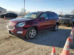 Salvage cars for sale at Dyer, IN auction: 2017 Chevrolet Equinox LT