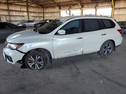 Nissan salvage cars for sale: 2017 Nissan Pathfinder S