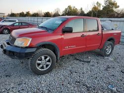 Nissan Titan S salvage cars for sale: 2012 Nissan Titan S