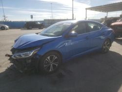 Salvage cars for sale from Copart Anthony, TX: 2021 Nissan Sentra SV