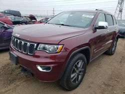 Jeep salvage cars for sale: 2017 Jeep Grand Cherokee Limited