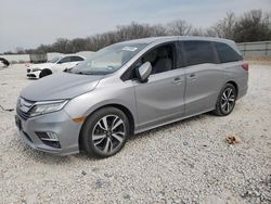 Salvage cars for sale at New Braunfels, TX auction: 2020 Honda Odyssey Elite