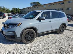 Salvage cars for sale from Copart Opa Locka, FL: 2022 Honda Pilot SE