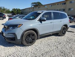 Honda salvage cars for sale: 2022 Honda Pilot SE