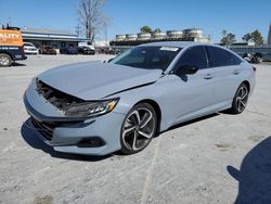 Vehiculos salvage en venta de Copart Tulsa, OK: 2021 Honda Accord Sport SE