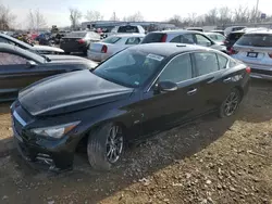 Salvage cars for sale at Cahokia Heights, IL auction: 2017 Infiniti Q50 Premium