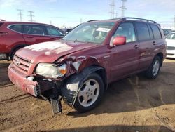 Salvage cars for sale at Elgin, IL auction: 2005 Toyota Highlander Limited