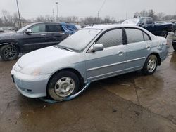 Salvage cars for sale at Fort Wayne, IN auction: 2003 Honda Civic Hybrid