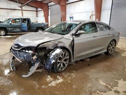 Salvage cars for sale from Copart Lansing, MI: 2015 Chrysler 200 C