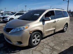 Toyota Sienna LE salvage cars for sale: 2011 Toyota Sienna LE