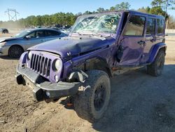 Salvage cars for sale from Copart Greenwell Springs, LA: 2017 Jeep Wrangler Unlimited Sahara