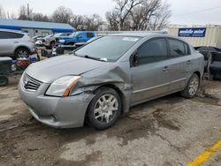 Salvage cars for sale at Wichita, KS auction: 2012 Nissan Sentra 2.0