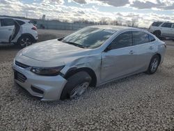 Salvage cars for sale from Copart Kansas City, KS: 2016 Chevrolet Malibu LS