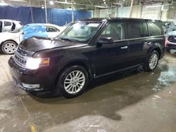 Salvage cars for sale at Woodhaven, MI auction: 2019 Ford Flex SEL