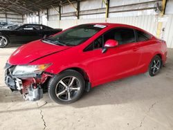 Honda salvage cars for sale: 2012 Honda Civic LX