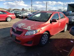 Salvage cars for sale from Copart Colorado Springs, CO: 2009 Toyota Corolla Base