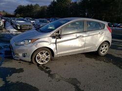 Salvage cars for sale at Exeter, RI auction: 2016 Ford Fiesta SE