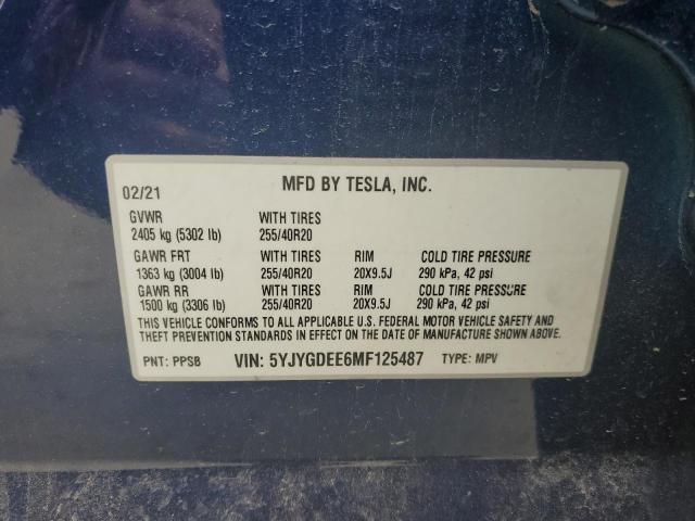 2021 Tesla Model Y