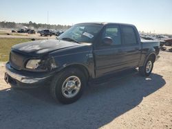 Salvage cars for sale at Houston, TX auction: 2001 Ford F150 Supercrew