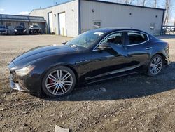 Salvage cars for sale from Copart Arlington, WA: 2018 Maserati Ghibli S