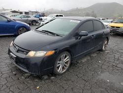 Salvage cars for sale at Colton, CA auction: 2008 Honda Civic SI