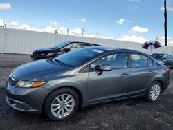 Salvage cars for sale from Copart Van Nuys, CA: 2012 Honda Civic EXL