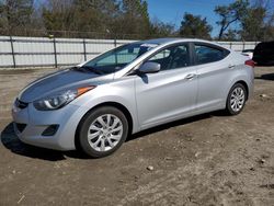 Salvage cars for sale at Hampton, VA auction: 2012 Hyundai Elantra GLS