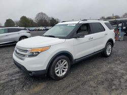 Salvage cars for sale at Mocksville, NC auction: 2015 Ford Explorer XLT