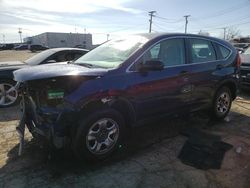 Salvage cars for sale at Chicago Heights, IL auction: 2015 Honda CR-V LX