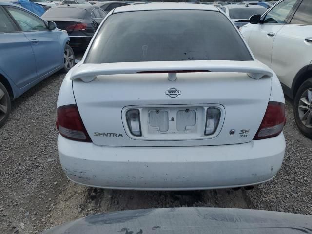 2001 Nissan Sentra SE